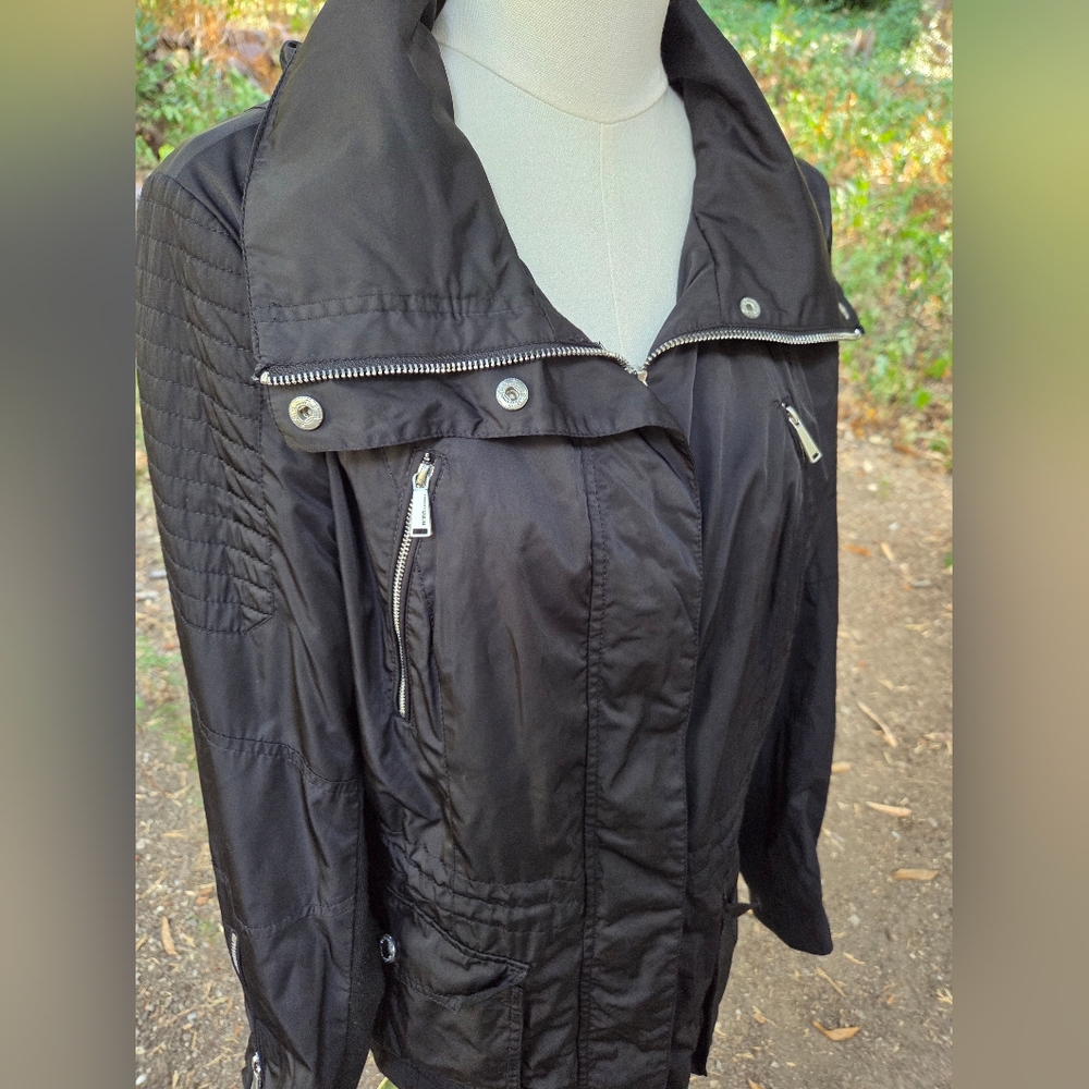 Bcbgeneration Black Utility Jacket Size Large - image 2